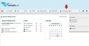 E-Mail Einstellungen